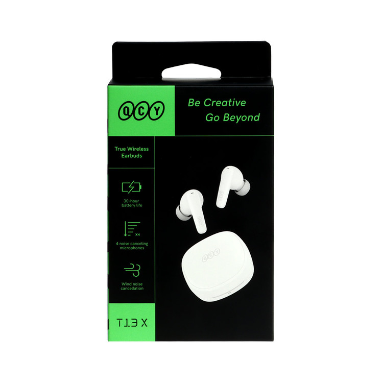 ایرفون بی سیم QCY مدل T13 X - سفید (گارانتی شش ماهه شرکتی)