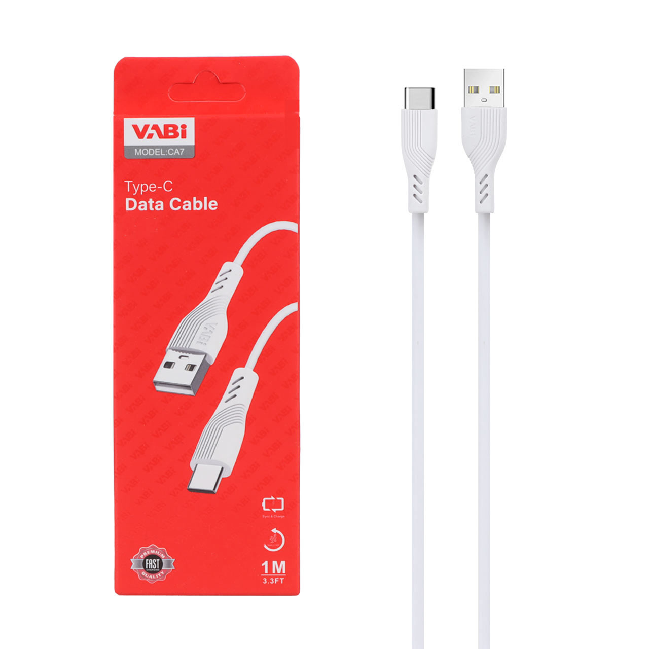 کابل type c برند vabi