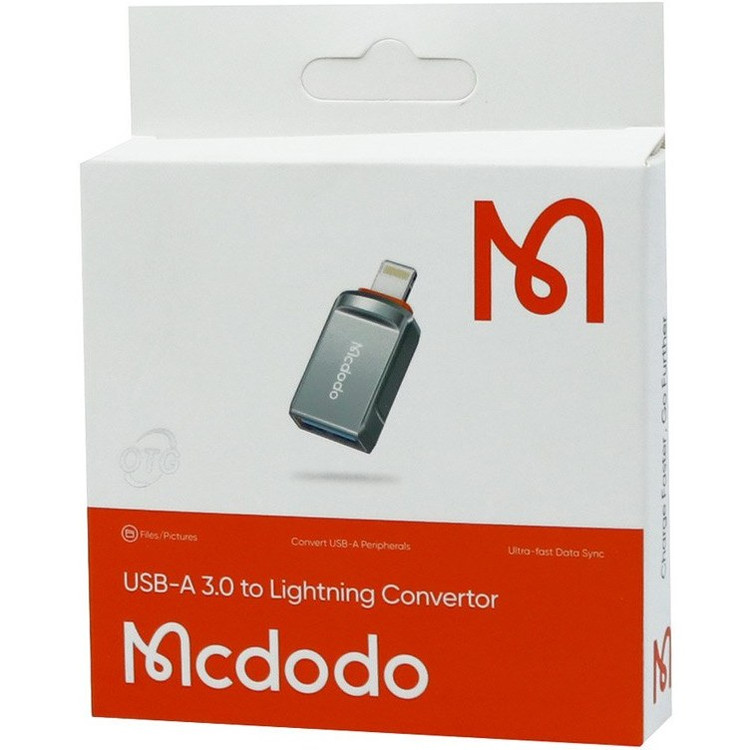 مبدل USB_A 3.0 به لایتنینگ مک دودو مدل OT-8600