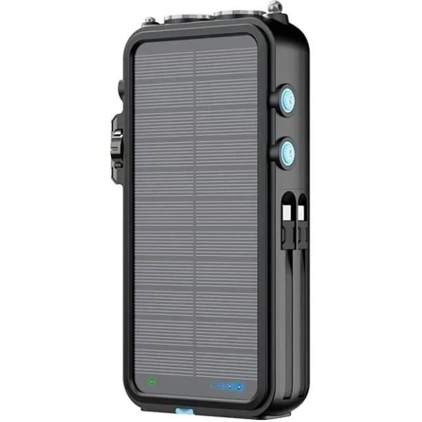 پاوربانک خورشیدی و اسپیکر بلوتوث پاورولوژی مدل Powerology 16000mAh Solar PP049 توان 20W