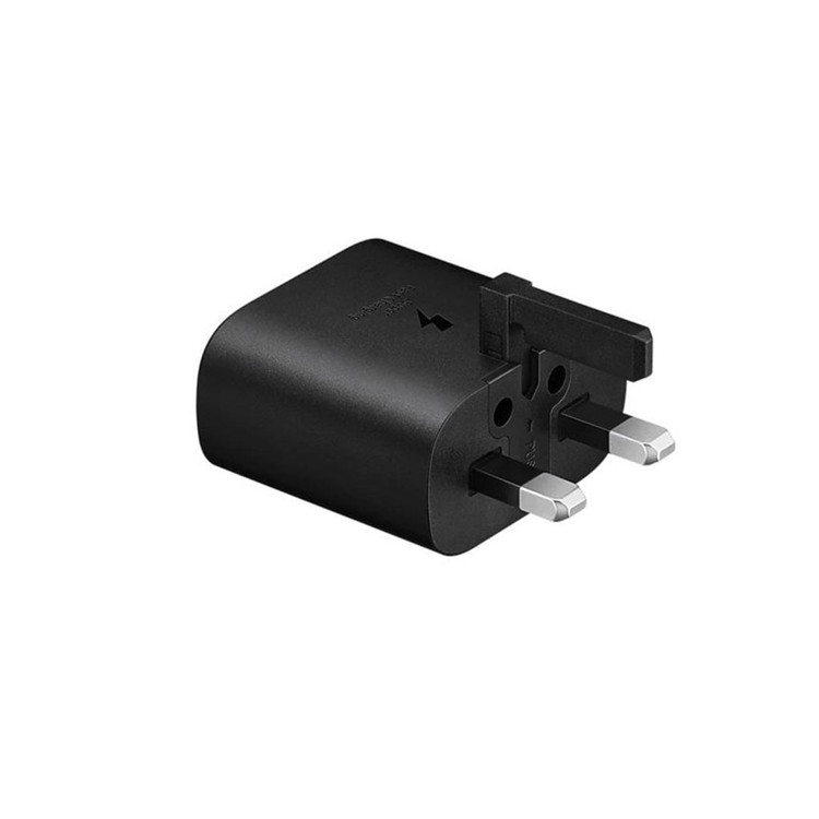 شارژر دیواری سه پین فست و PD تک پورت SAMSUNG Type-C مدل EP-TA800 25W به همراه کابل شارژ Type-C - مشکی - ویتنام